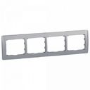 Legrand DIY Galea Life 696854 Рамка 4-постовая (горизонтальная, алюминий)