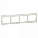 Legrand DIY Galea Life 696994 Рамка 4-постовая (горизонтальная, жемчуг)