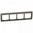 Legrand DIY Galea Life 696834 Рамка 4-постовая (горизонтальная, темная бронза)