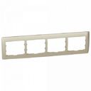 Legrand DIY Galea Life 696874 Рамка 4-постовая (горизонтальная, титан)