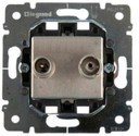 Legrand Galea Life 775788 Розетка телевизионная проходная (TV+Radio, механизм, 14 дБ, скрытая установка)