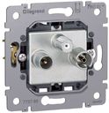 Legrand Galea Life 775789 Розетка телевизионная (TV+Radio+SAT, механизм, звезда, 1.5 дБ, скрытая установка)