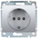 Legrand Galea Life 771363 Розетка с заземляющим контактом (16 А, под рамку, шторки, скрытая установка, aluminium)