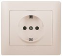 Legrand Galea Life 771539 Розетка с заземляющим контактом (16 А, в сборе, скрытая установка, pearl)
