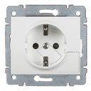 Legrand Galea Life 777024 Розетка с заземляющим контактом (16 А, под рамку, скрытая установка, white)