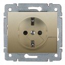 Legrand Galea Life 771424 Розетка с заземляющим контактом (16 А, под рамку, скрытая установка, titanium)