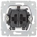 Legrand Galea Life 775805 Выключатель двухклавишный (10 А, механизм, скрытая установка)
