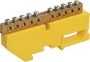 IEK YNN10-812-10D-K05 Шина PE земля на DIN-изол ШНИ-8х12-10-Д-Ж ИЭК
