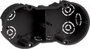 IEK UKT20-141-070-045 Коробка КМ40007 установочная 2х местная для твердых стен 141x70x45 (с саморезами)