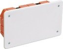 IEK UKG11-172-096-045-P Коробка КМ41026 распаячная 172х96x45мм для полых стен (с саморезами пластиковые лапки с крышкой )