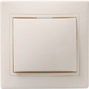IEK EVK10-K33-10-DM ВС10-1-0-ККм Выключатель 1кл 10А КВАРТА (кремовый)