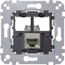 Schneider Electric System M MTN4576-0021 Розетка компьютерная (RJ45, cat.6, STP, механизм, скрытая установка)