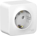 Schneider Electric Blanca BLNRA011121 Розетка одинарная с заземляющим контактом (16 А, IP20, в сборе, открытая установка, шторки, белая)