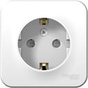 Schneider Electric Blanca BLNRA011101 Розетка одинарная с заземляющим контактом (16 А, IP20, в сборе, открытая установка, шторки, белая)