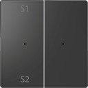 Schneider Electric Merten D-Life PlusLink MTN5226-6034 Клавиша двойная "S1/S2" (антрацит)