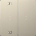Schneider Electric Merten D-Life PlusLink MTN5226-6033 Клавиша двойная "S1/S2" (сахара)