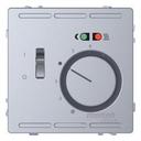Merten D-Life MTN5764-6036 Термостат теплого пола (10 А, под рамку, скрытая установка, нержавеющая сталь)