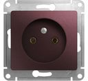 Schneider Electric Glossa GSL001141 Розетка одинарная (16 А, IP20, под рамку, скрытая установка, баклажан)