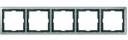 Schneider Electric Merten Artec MTN481546 Рамка 5-постовая (универсальная, сталь)