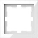 Schneider Electric Merten D-Life MTN4010-6520 Рамка 1-постовая (универсальная, белый кристалл)