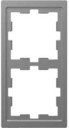 Schneider Electric Merten D-Life MTN4020-6536 Рамка 2-постовая (универсальная, нержавеющая сталь)