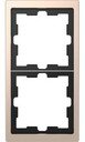 Schneider Electric Merten D-Life MTN4020-6551 Рамка 2-постовая (универсальная, шампань)