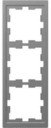 Schneider Electric Merten D-Life MTN4030-6536 Рамка 3-постовая (универсальная, нержавеющая сталь)
