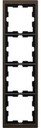 Schneider Electric Merten D-Life MTN4040-6552 Рамка 4-постовая (универсальная, мокко)