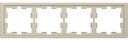 Schneider Electric Merten D-Life MTN4040-6533 Рамка 4-постовая (универсальная, сахара)