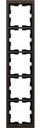 Schneider Electric Merten D-Life MTN4050-6552 Рамка 5-постовая (универсальная, мокко)