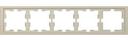 Schneider Electric Merten D-Life MTN4050-6533 Рамка 5-постовая (универсальная, сахара)