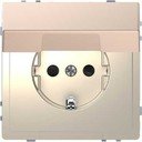 Schneider Electric Merten D-Life MTN2310-6051 Розетка с заземляющим контактом (16 А, под рамку, крышка, шторки, скрытая установка, шампань)