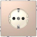 Schneider Electric Merten D-Life MTN2300-6051 Розетка с заземляющим контактом (16 А, под рамку, шторки, скрытая установка, шампань)