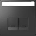 Merten D-Life MTN4574-6034 Крышка розетки компьютерной (RJ45, антрацит)