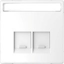 Merten D-Life MTN4574-6035 Крышка розетки компьютерной (RJ45, белый лотос)
