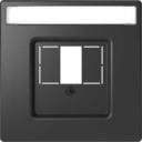 Merten D-Life MTN4250-6034 Крышка розетки TAE/Audio/USB (RJ45/RJ11/RJ12/USB/Audio, антрацит)