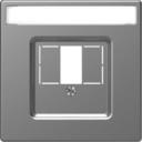 Merten D-Life MTN4250-6036 Крышка розетки TAE/Audio/USB (RJ45/RJ11/RJ12/USB/Audio, нержавеющая сталь)