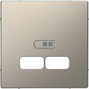Merten D-Life MTN4367-6050 Крышка розетки USB (USB, никель)