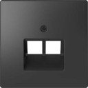 Schneider Electric Merten D-Life MTN4522-6034 Крышка розетки информационной (2xRJ45, антрацит)