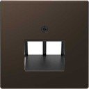 Schneider Electric Merten D-Life MTN4522-6052 Крышка розетки информационной (2xRJ45, мокко)
