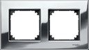 Schneider Electric Merten M-Elegance MTN403239 Рамка 2-постовая (универсальная, хром)