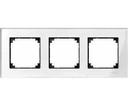 Schneider Electric Merten M-Elegance MTN404319 Рамка 3-постовая (универсальная, бриллиант)