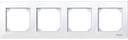 Schneider Electric Merten M-Plan MTN515425 Рамка 4-постовая (универсальная, белый)