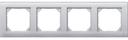 Schneider Electric Merten M-Plan MTN486460 Рамка 4-постовая (универсальная, алюминий)