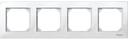 Schneider Electric Merten M-Plan MTN515419 Рамка 4-постовая (универсальная, полярно-белый)