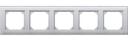 Schneider Electric Merten M-Plan MTN486560 Рамка 5-постовая (универсальная, алюминий)