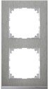 Schneider Electric Merten M-Pure Decor MTN4020-3646 Рамка 2-постовая (универсальная, сталь/алюминий)
