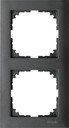 Schneider Electric Merten M-Pure Decor MTN4020-3614 Рамка 2-постовая (универсальная, антрацит)