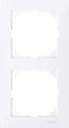 Schneider Electric Merten M-Pure Decor MTN4020-3625 Рамка 2-постовая (универсальная, белый)
