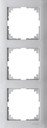 Schneider Electric Merten M-Pure Decor MTN4030-3660 Рамка 3-постовая (универсальная, алюминий)